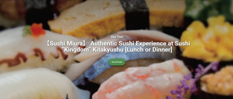 Now Available: Authentic Sushi Experience at Sushi Kingdom Kitakyushu