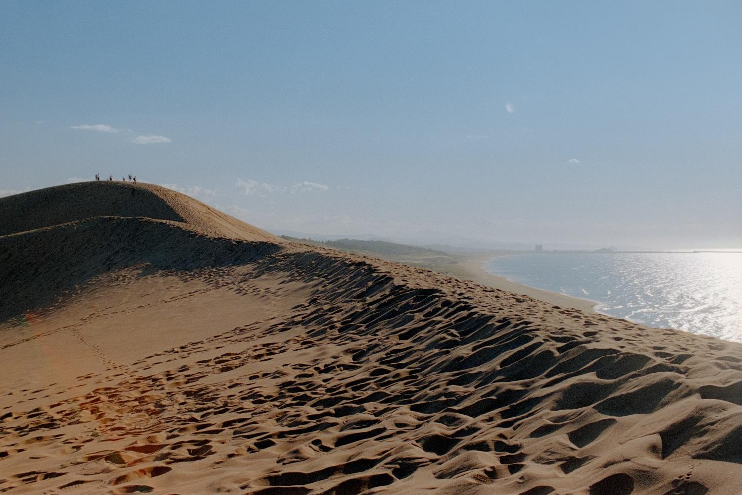 Tottori's famed sand dunes captured on 35mm negative film
